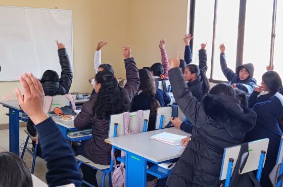 Mujeres en Acción junto a la Red de Lucha Contra la Violencia impulsan talleres de prevención en la U.E. Libertad